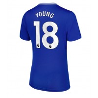 Everton Ashley Young #18 Hjemmedrakt Dame 2024-25 Kortermet